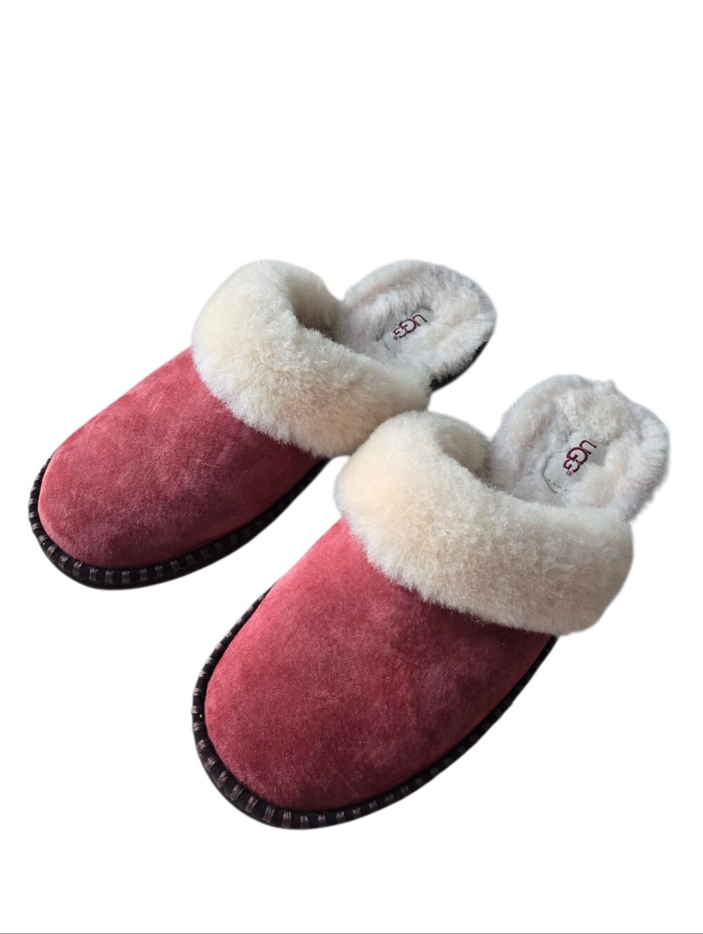 UGG Aira Red Clay Slippers - Picture 2 of 12